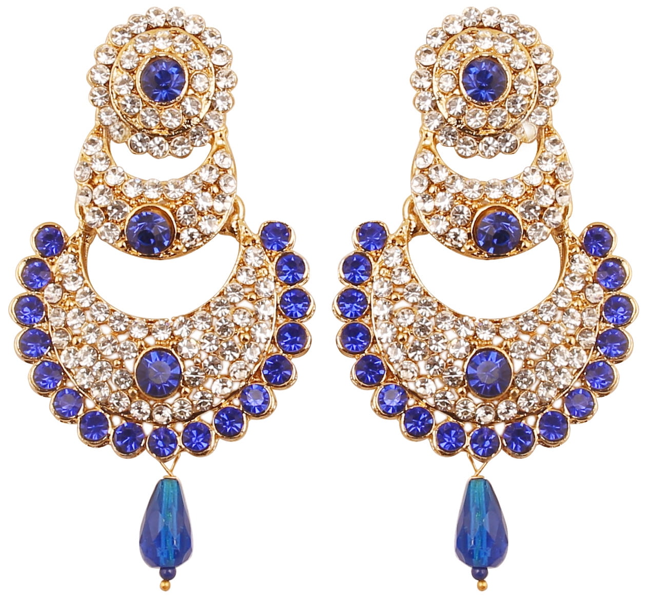 9K gold earrings - glittery zircon flower, pearl of white colour, studs |  Jewelry Eshop