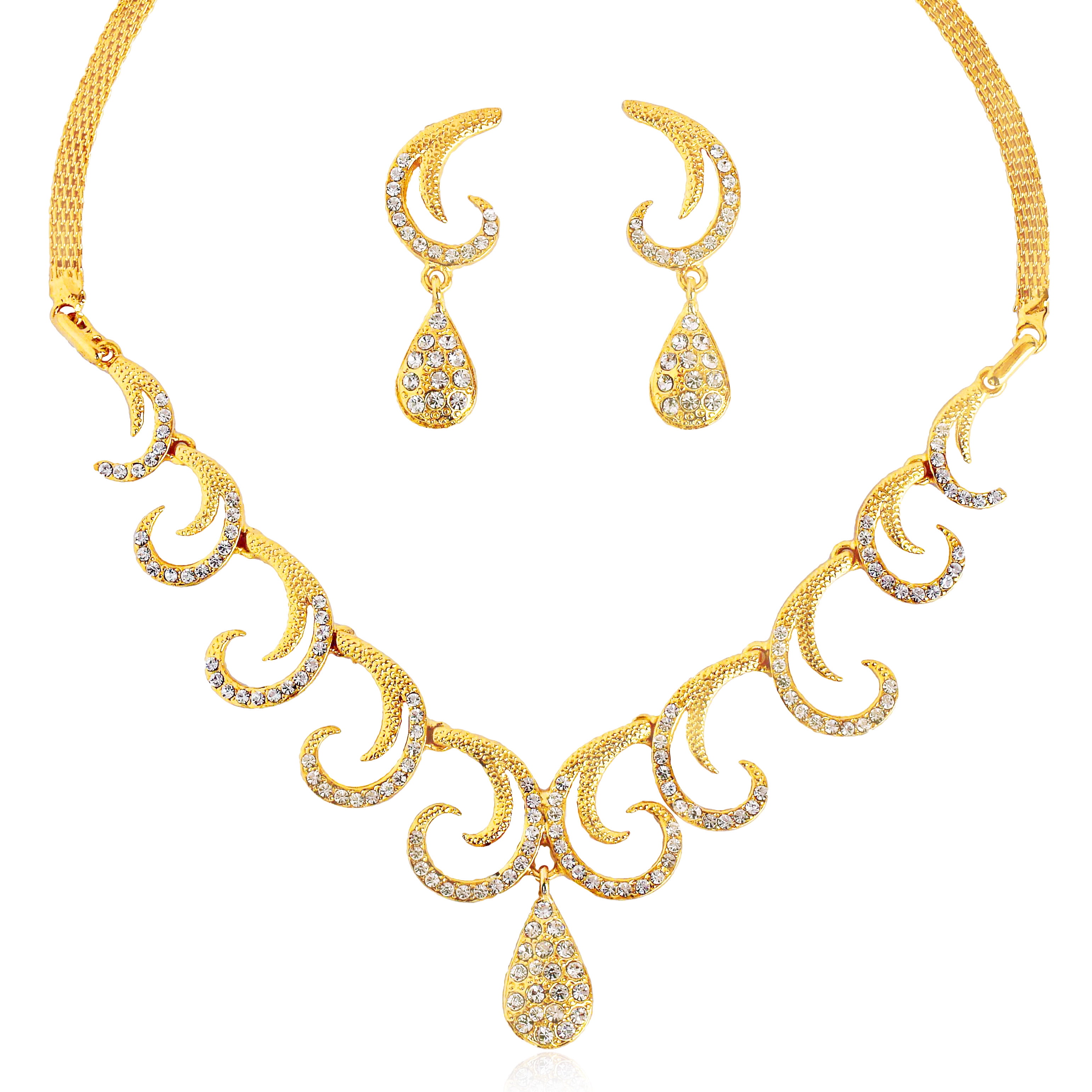 Sunsoul by Touchstone Hollywood Glamour white Austrian crystals wedding