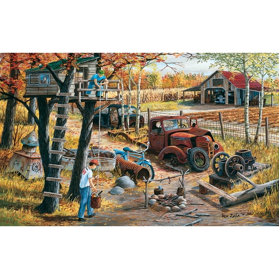 sunsout base camp jigsaw pattern