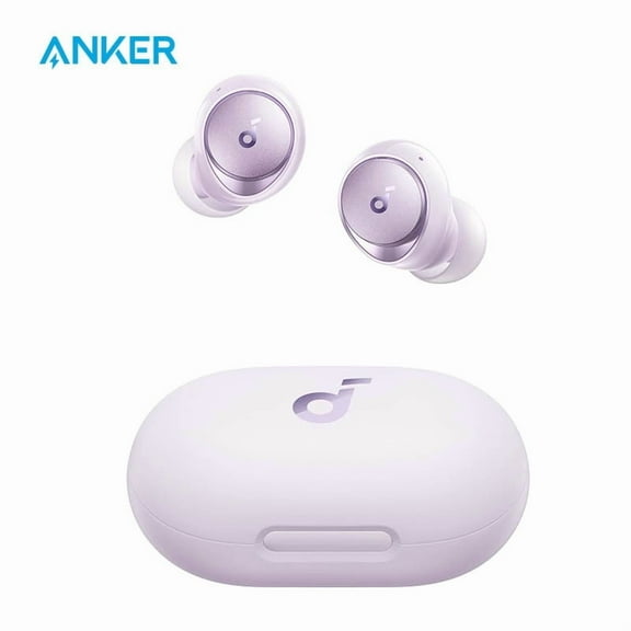 Sunspire by Space A40 Auto-Adjustable Active Noise Cancelling Wireless Earbuds, Reduce Noise by Up to 98, 50H Playtime, Hi-Res Sound, App Customization, Wireless Charge, Comfortable In Ear Design,