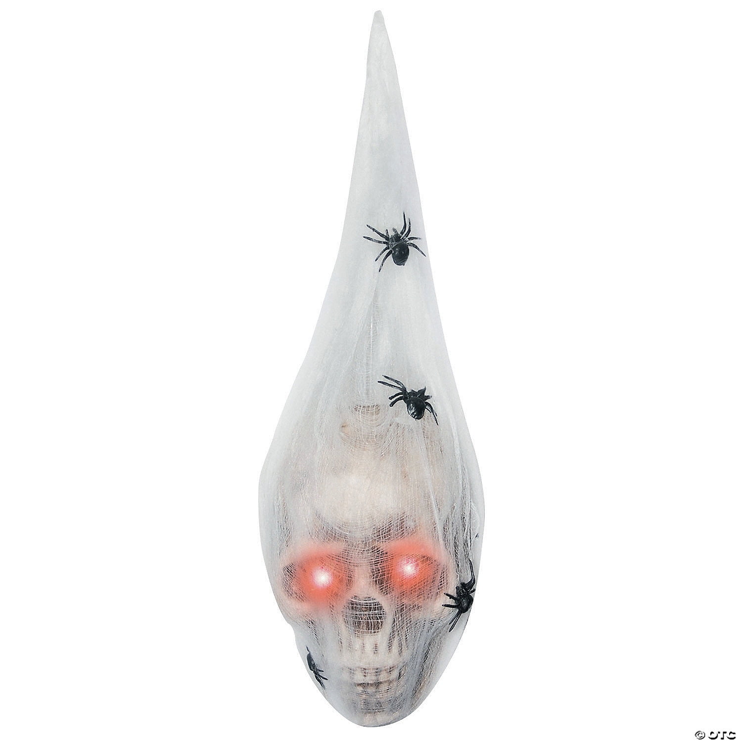 Sunstar 19" Light-Up Larva Skull Head Hanging Halloween Decoration