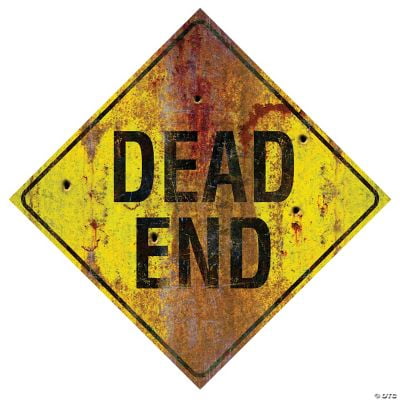 Sunstar 26" x 26" Dead End Halloween Sign