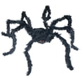 thumbnail image 1 of Sunstar 44" Halloween Light-Up Long Hair Spider Decoration, 1 of 3