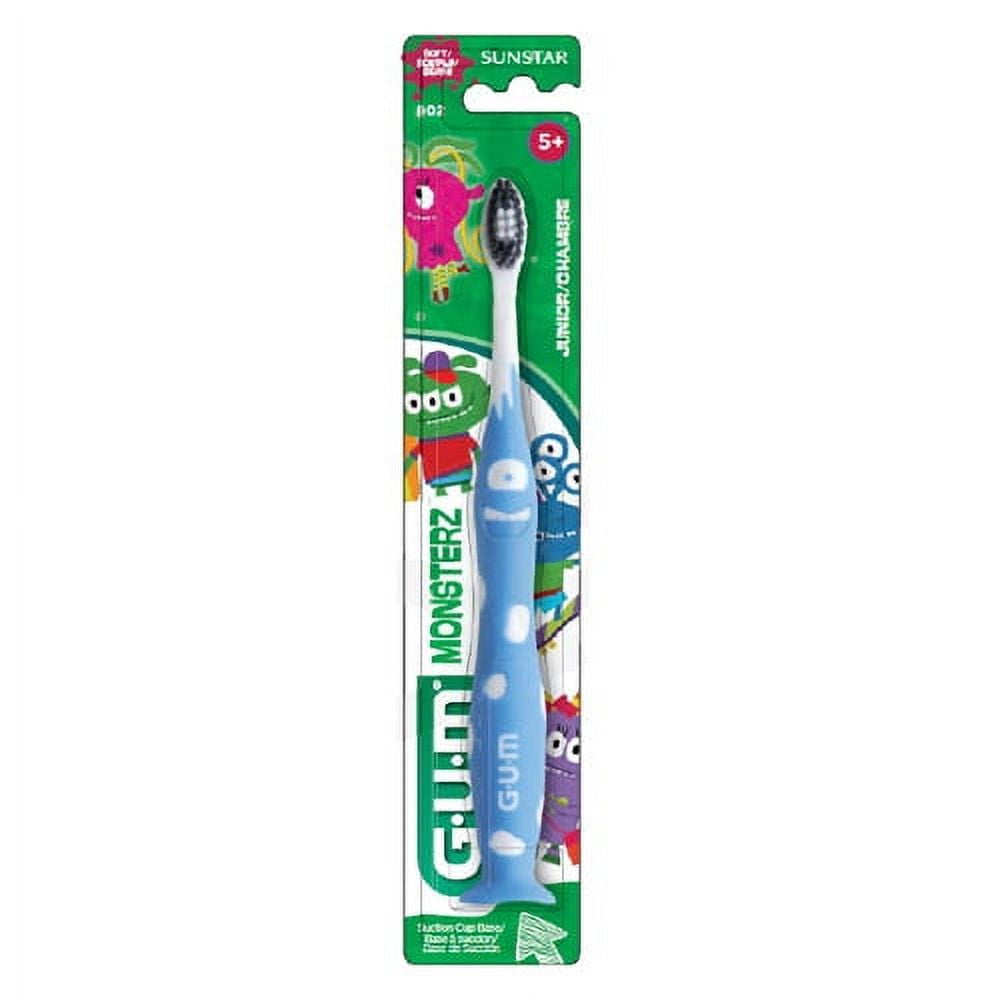 Sunstar 902A Gum Monsterz Junior Age 5+ Toothbrush, Soft, 3/Pack