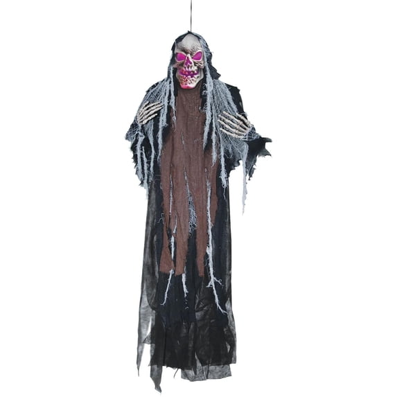 Sunstar Creepy Reaper Light-Up Hanging Halloween Decoration - 60 in