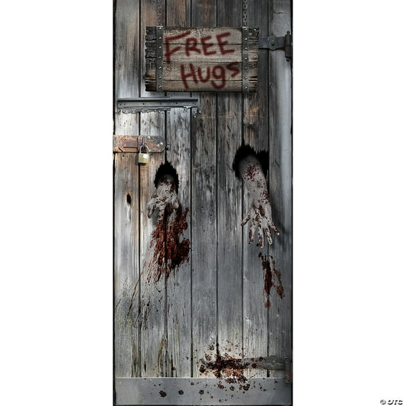 Sunstar Free Hugs Door Cover Halloween Decoration - 71 in