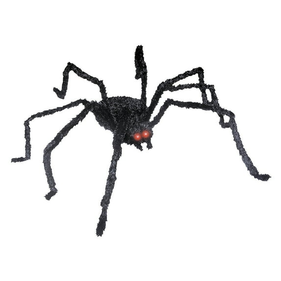 Sunstar Giant Animated Light-Up Spider Halloween Decoration - 12 in x 49 in