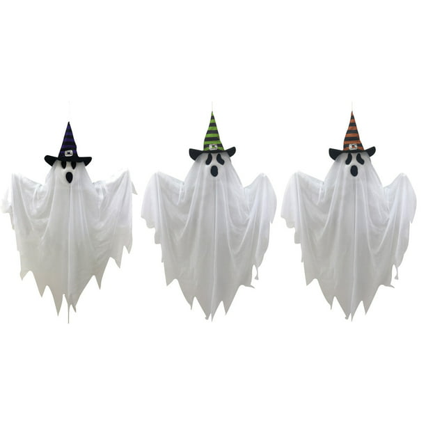 Sunstar Industries Witch Hat Ghost Set of 3, 28