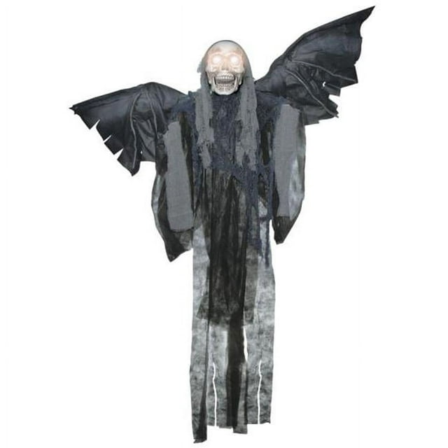 Sunstar Winged Reaper Talking Light-Up Hanging Halloween Decoration - 60 in