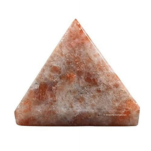 Sunstone Crystal Pyramid 1" Inch