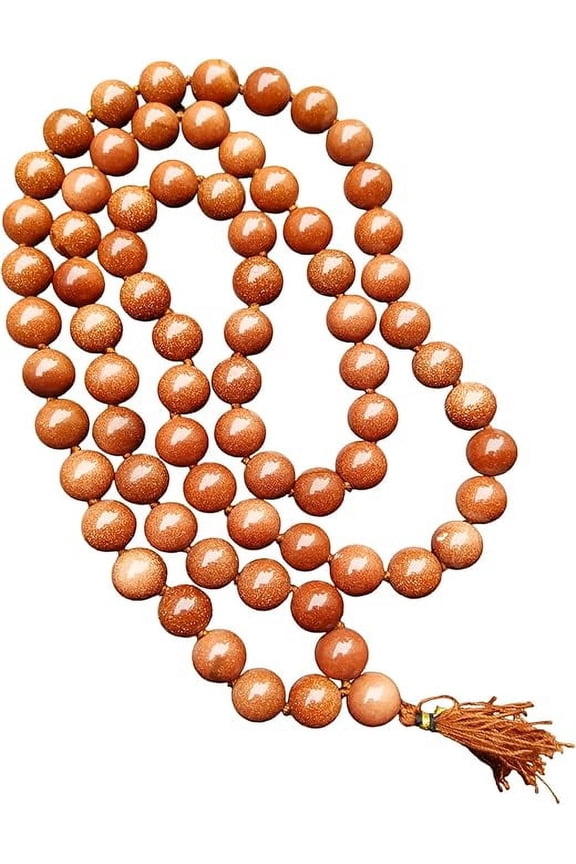 Sunstone Gemstone Necklace Genuine Orange Sunstone Point with 8mm Round Stone | Healing Gemstone Jewelry | Gift for Her