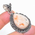 thumbnail image 1 of Sunstone Pear Shape Gemstone Pendant Handmade Vintage Gift Jewelry 2.10" VP 2720, 1 of 2