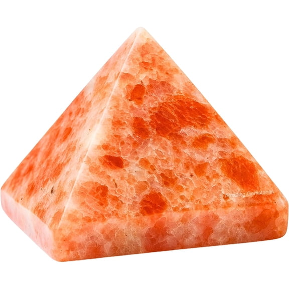 Sunstone Pyramid Crystal Healing Stones - 1.5" Inch