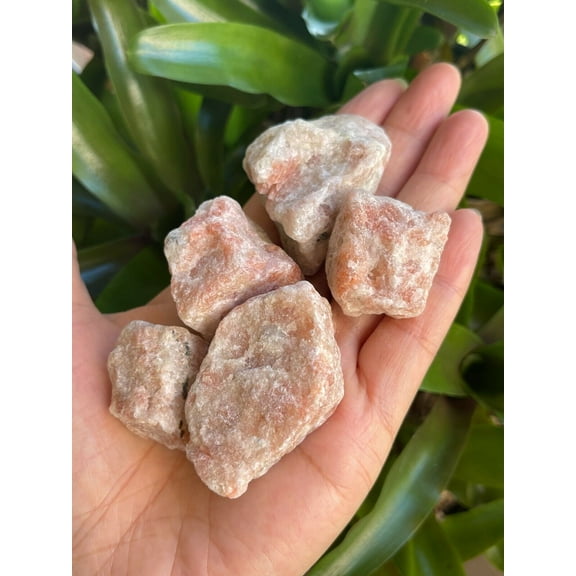 Sunstone Raw Natural Stones, 1-2" Raw Sunstone