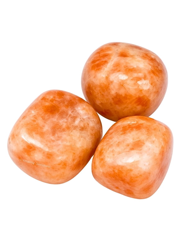 Sunstone Tumbled Crystal Stone Polished Natural Gemstone for Healing & DIY Use Single Piece