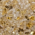 thumbnail image 1 of Sunstorm Gold Reflective Tempered Fire Glass 1/4", 10 lb. Jar by Celestial Fire Glass, 1 of 5