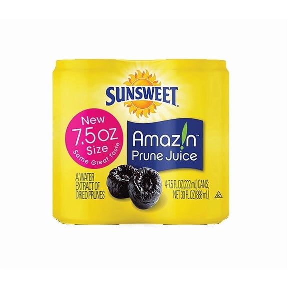 Sunsweet 4pk/ 7.5oz Prune Juice 6 Pack