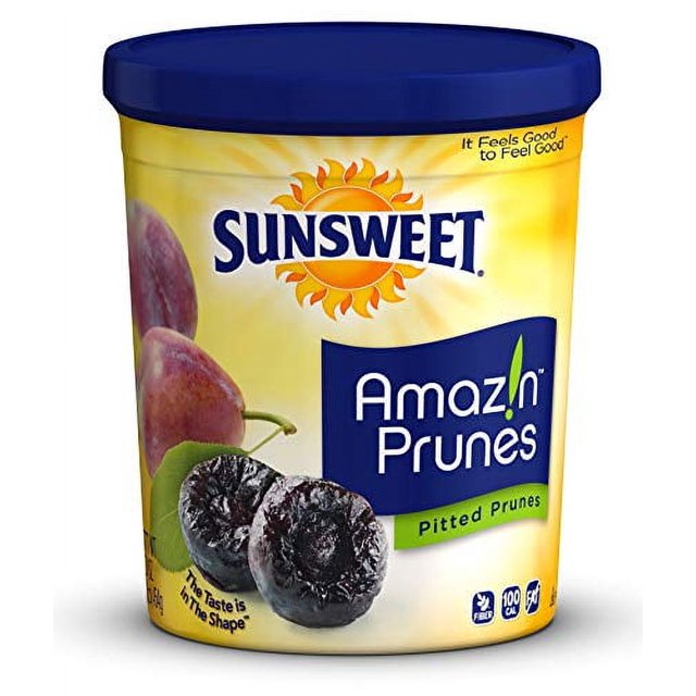 Sunsweet Amazin' Pitted Prunes Dried Prunes Pitted Unsweetened