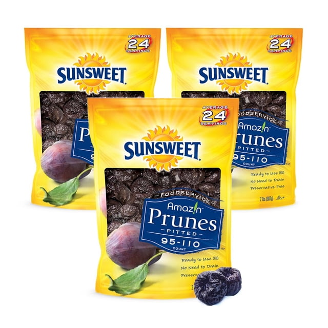 Sunsweet Amazin' Pitted Prunes YPF5 Dried Prunes Pitted Unsweetened