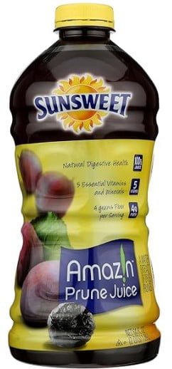 Sunsweet Amazin Prune Juice 64 fl oz Bottle (Pack of 6)