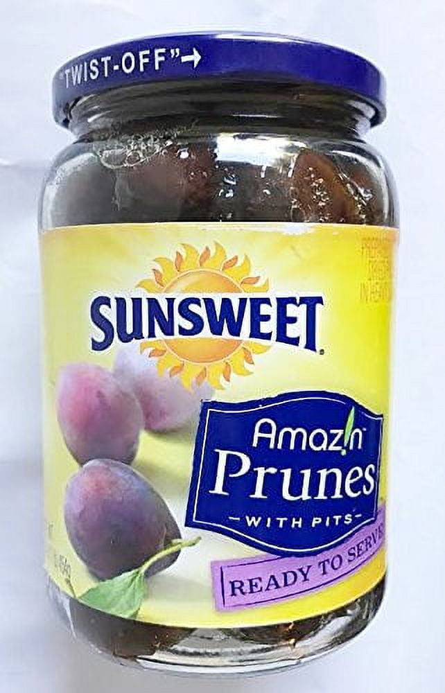 Sunsweet Amazin Prunes with CM31Pits - Ready to Serve 16 oz. (Pack of 2)