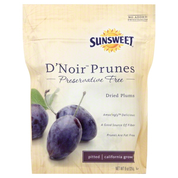 Sunsweet D'Noir Prunes Dried Pitted Plums, 9 Oz.