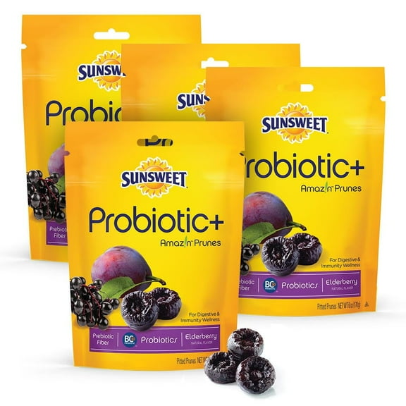 Sunsweet Probiotic+ Prunes 4 Pack