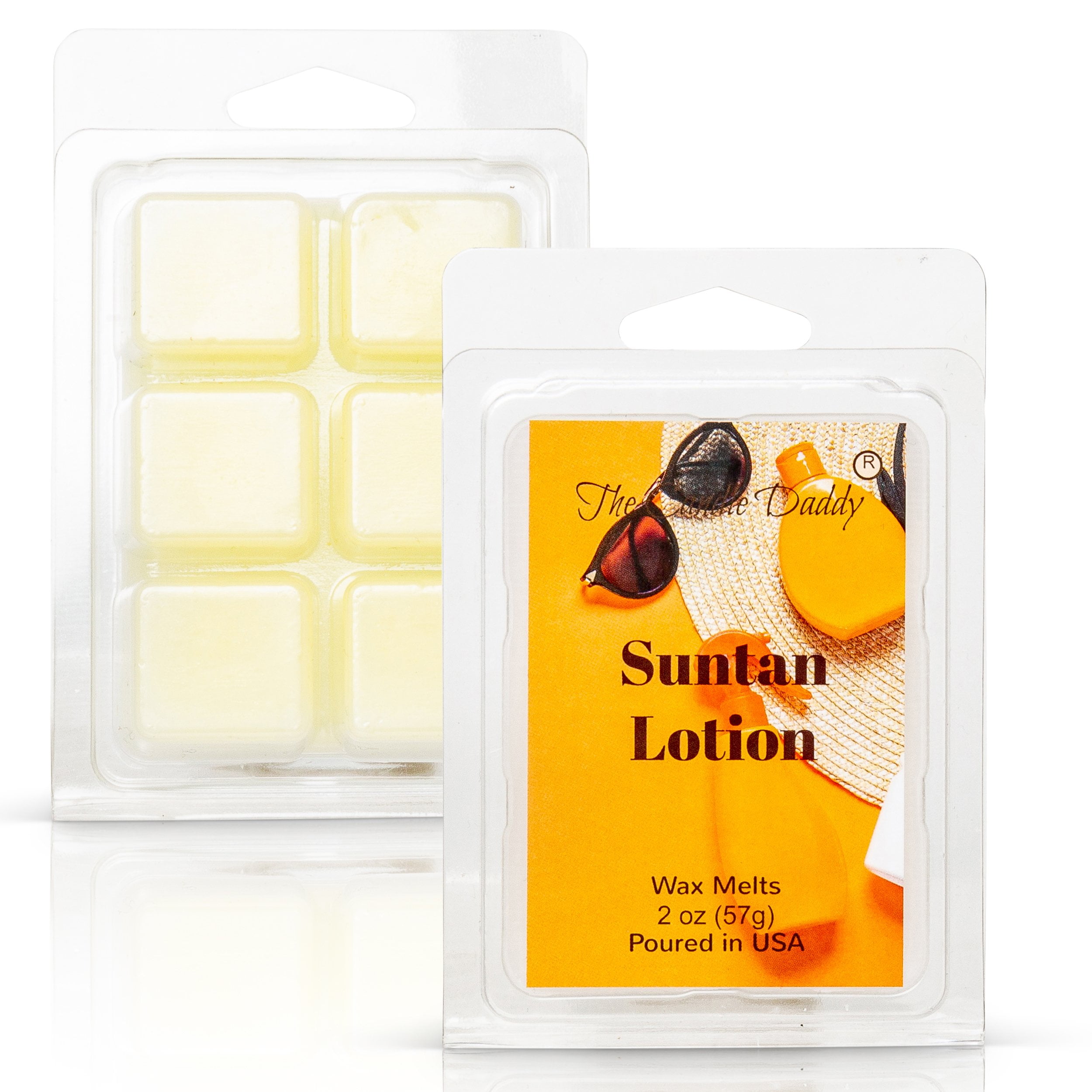 Suntan Lotion Tropical Sun Tan Lotion Scented Melt Maximum Scent Wax