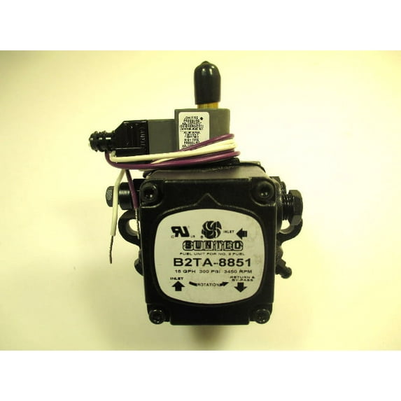Suntec B2TA8851N Oil Pump (2 Stage-3450 Rpm Rh Rotation) 16 Gph