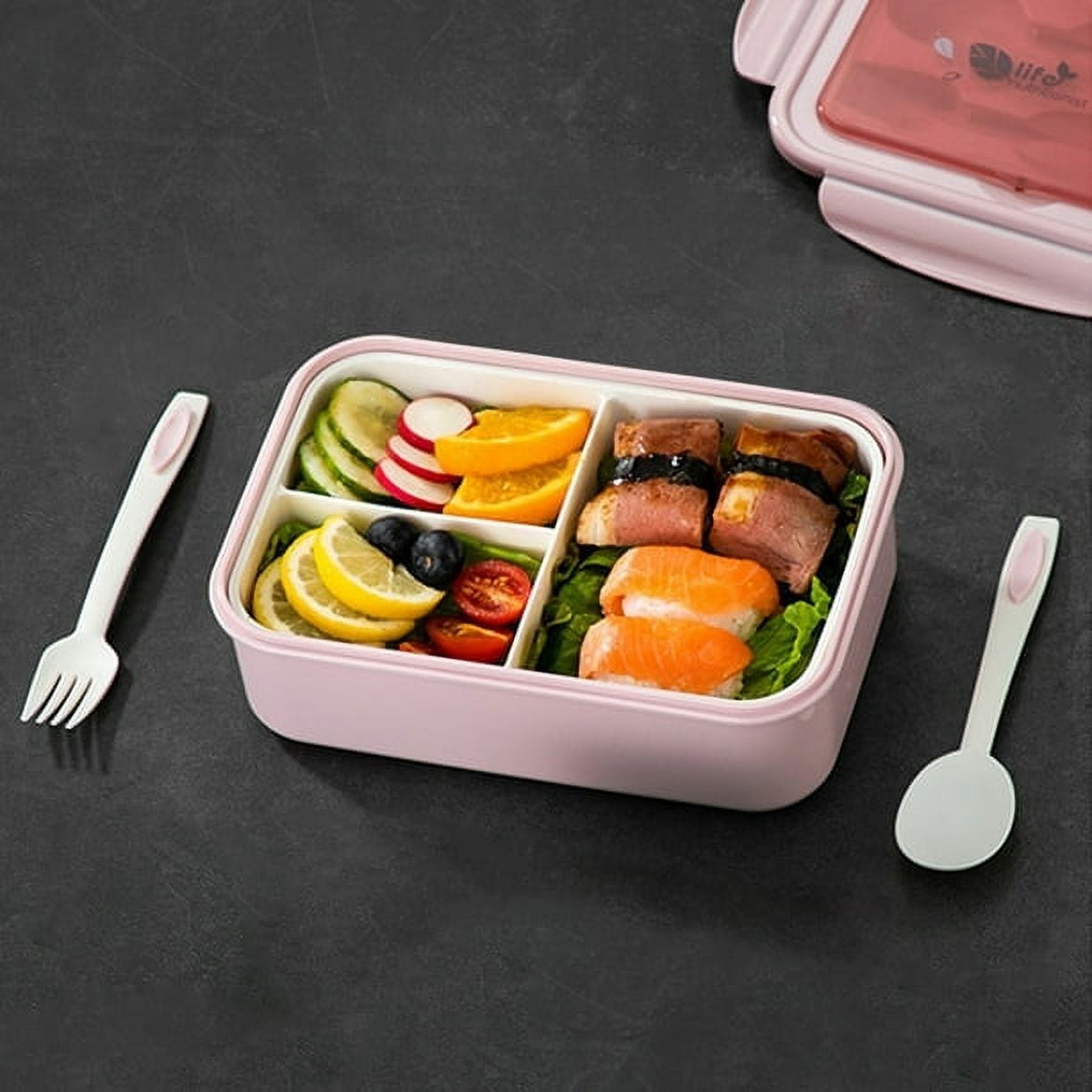 Dagugu Lunch Box Kids,Bento Box Adult Lunch Box,Lunch Box Containers for  Adults/Kids/Toddler,5 Compartments Bento Lunch Box with Leakproof Sauce