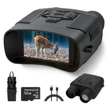 SuntekCam Night Vision Goggles Night Vision Binoculars with 32GB SD Card 24MP/1080P 6x Zoom Suitable for Hunting at Night and Taking Pictures and Videos NVI-800