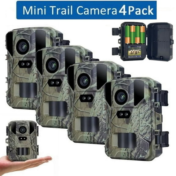 Suntekcam Waterproof Night Vision Hunting Trail Monitors, 4 Pack