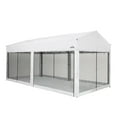 thumbnail image 1 of Suntime 10'x20' Easy Pop Up Rectangular Canopy w/Removable Sidewalls, White, 1 of 12