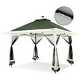 thumbnail image 1 of Suntime 12 x 12 Instant Pop Up Solar Light Screen Canopy Tent Cover, Green, 1 of 8