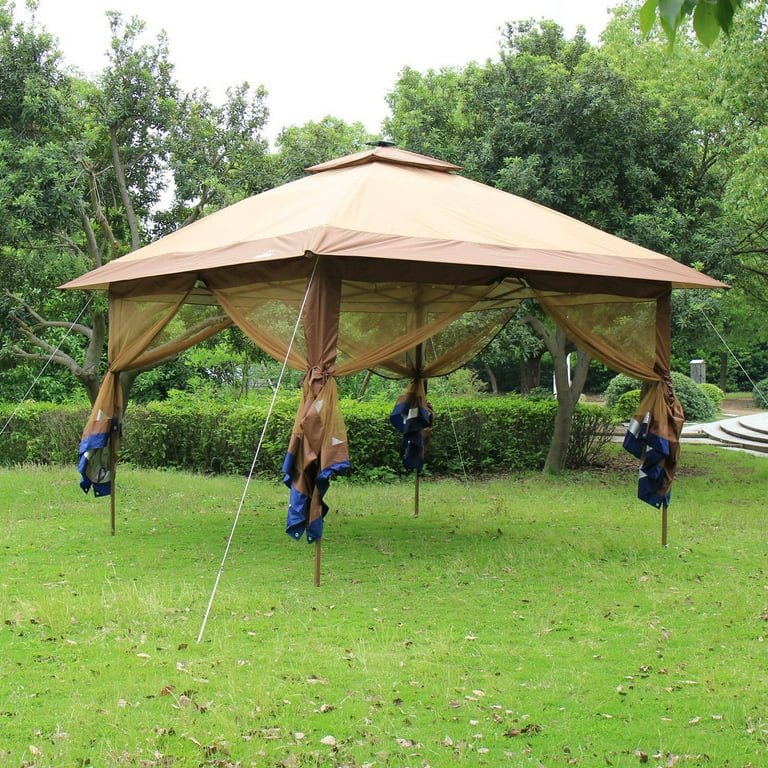 Suntime ST-1 Fully-Enclosed Canopy Instant-Popup Gazebo with
