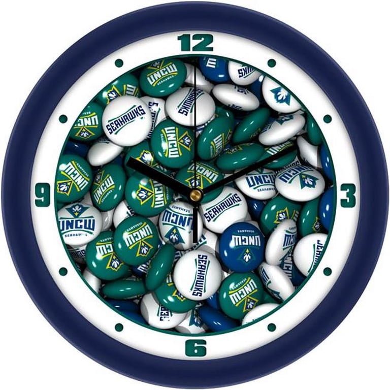 UNC Tar Heels Wall Clock North Carolina Tar Heels Home Run Wall Clock ...