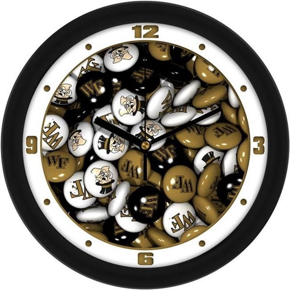 Suntime ST-CO3-WFD-CANCLOCK Wake Forest Demon Deacons - Candy Wall Clock