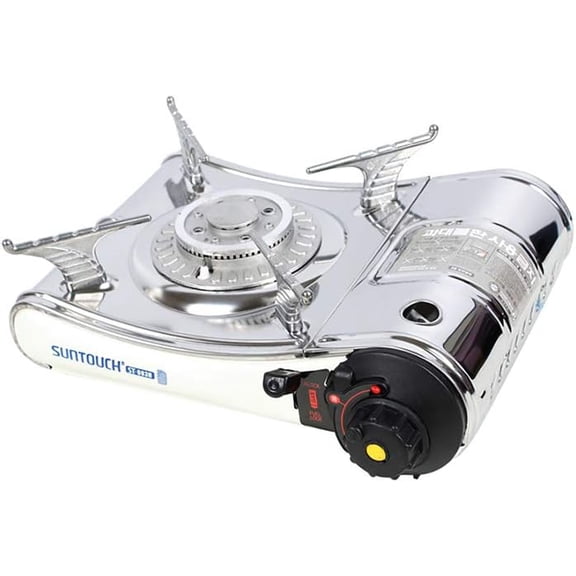 Suntouch Stainless Steel Mini Portable Gas Stove with Case (ST-003H Mini White)