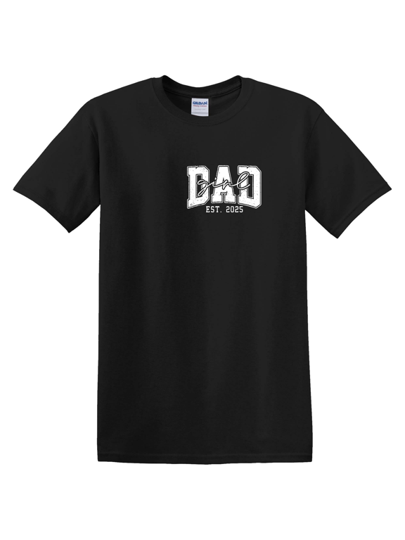 Sunvale Girl Dad Est Year Fathers Day from Daughter Dad Girls Birthday Daddy New Dad T-shirt