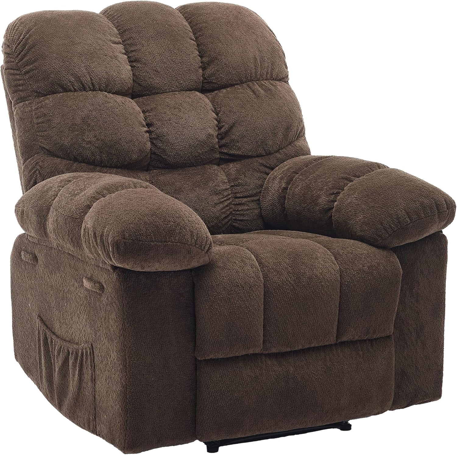 Sunvasagoo Chenille Rocking Recliner Chair, 360° Swivel, Manual Recline, 300Lb Capacity, 3 Colors
