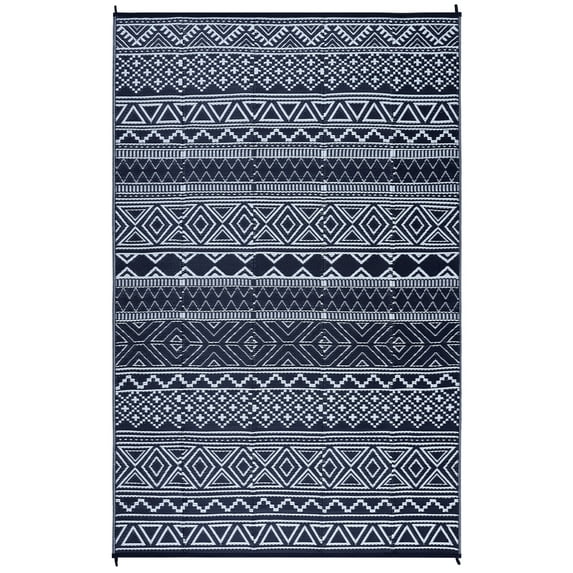 Sunvasagoo Waterproof Reversible Outdoor Rug – Lightweight Portable Patio MWaterproof Reversible Outdoor Rug – Lightweight Portable Patio Mat for Camping, RV, Deck, Porch – UV & mark Resistant
