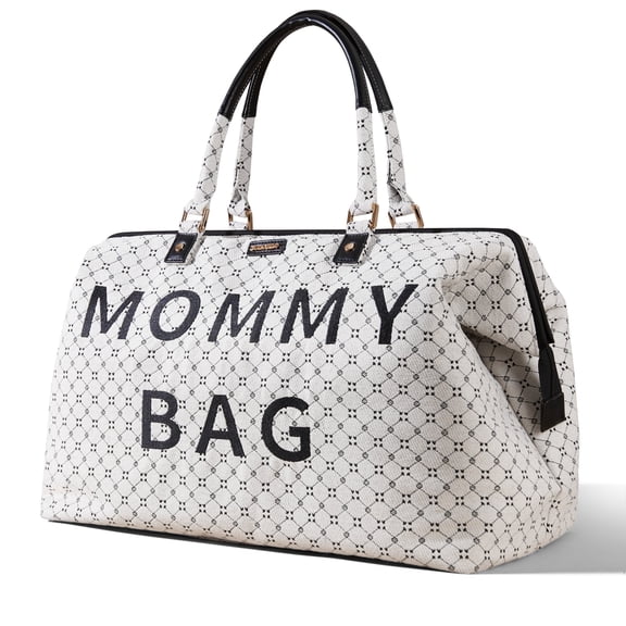 SUNVENO Mommy Duffel Bag, Hospital Bag with Changing Pad and Organizer Pouches