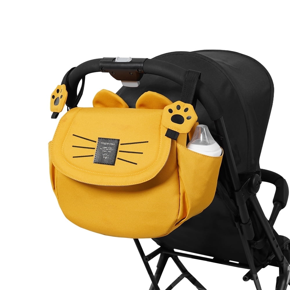 Sunveno Cat Stroller Organizer Diaper Bag, Large Capacity, Travel Bag