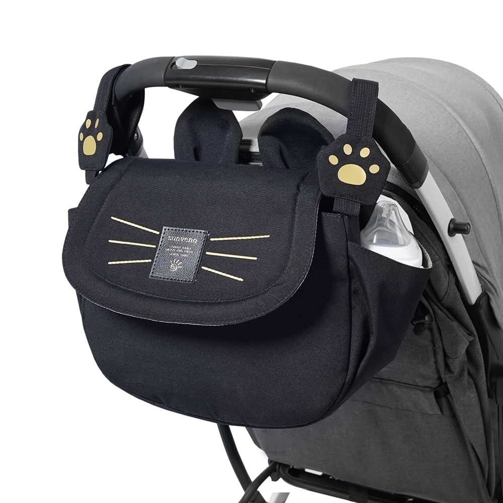 Sunveno Cat Stroller Organizer Diaper Bag, Large Capacity, Travel Bag