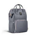 thumbnail image 1 of Sunveno Classic Diaper Bag Backpack Large Capacity Travel Backpack with USB Charge Port , Gray, 1 of 12