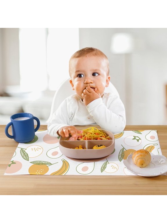 Kid's Disposable Placemats, Waterproof, 20 Pieces, L