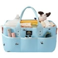thumbnail image 1 of Sunveno Large Polyester Nursery Portable Diaper Caddy Organizer for Changing Station, 1 of 10