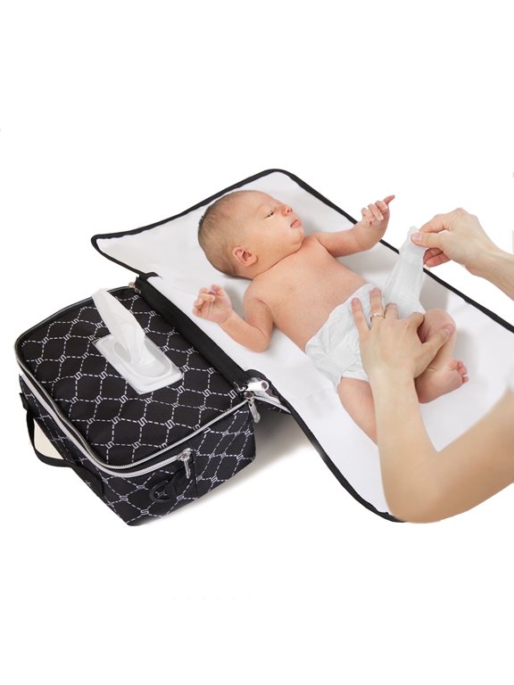 Diaper Bag with Water-Resistant, Portable Changing Pad, 1 Count