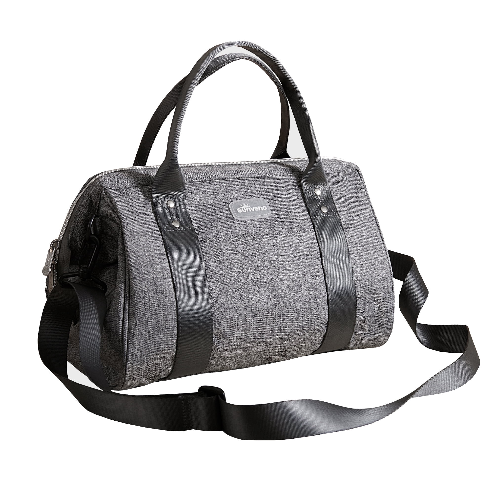 Sunveno Small Crossbody Diaper Bag, Upgraded Tote Bag, Travel Essentials Mommy Bag