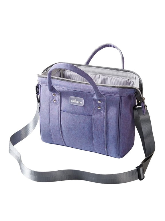 Small Crossbody Diaper Bag with Bottle Pockets – Lightweight Everyday Essential